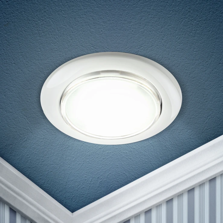 Б0048950 Эра | Светильник KL35 WH-10 /1 под лампу Gx53 220В 13Вт бел. (уп.10шт)  