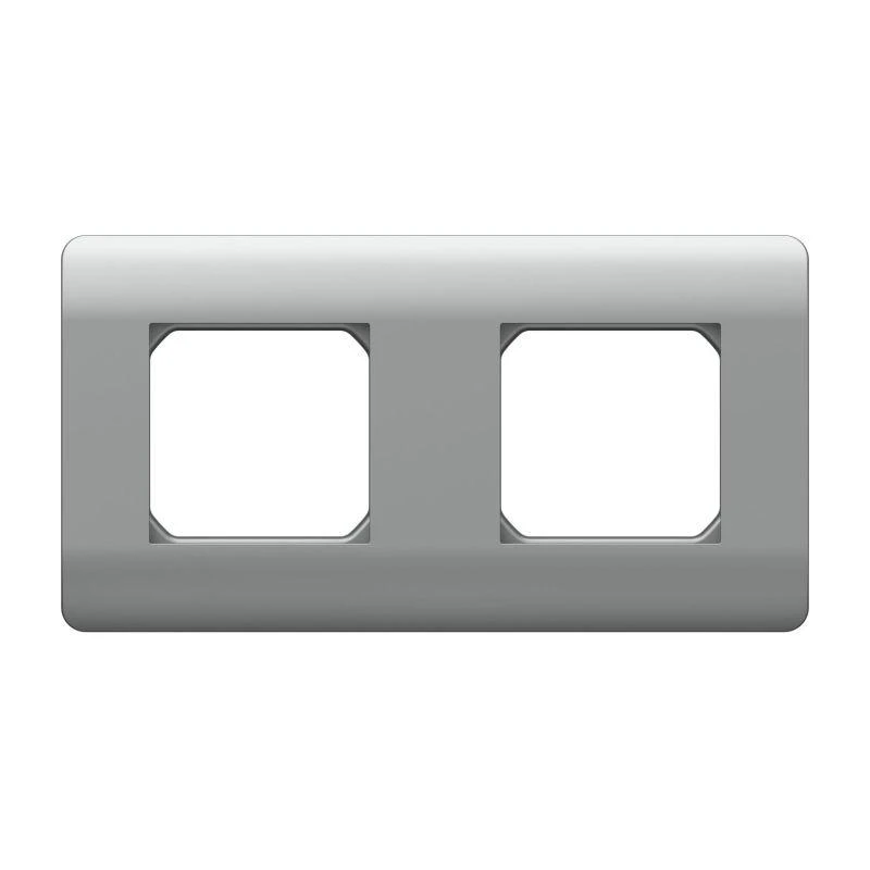 431435 CHINT | Рамка 2-м NEW3-E универс. серебр.  