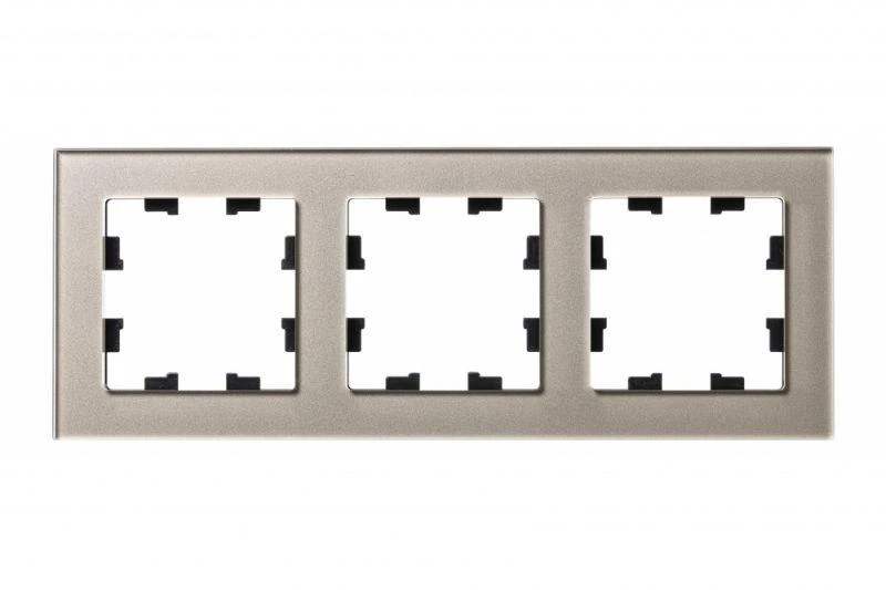 ATN320503 Systeme Electric | Рамка 3-м AtlasDesign Nature стекло шампань SE 