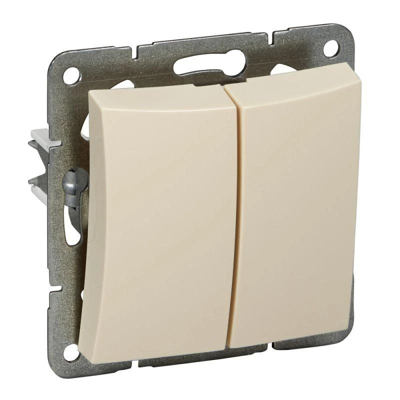 WDE000251 Schneider Electric | Выключатель 2-кл. СП Дуэт 10А IP20 механизм беж. SchE 