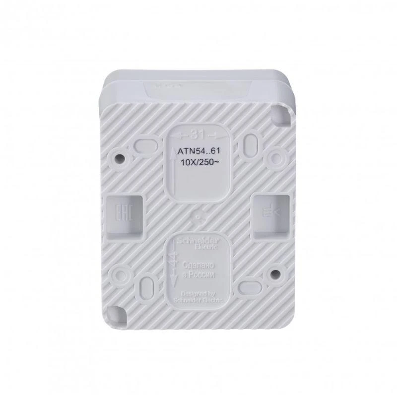 Переключатель проходной 1-кл. ОП AtlasDesign Profi54 IP54 10AX бел. SE ATN540161