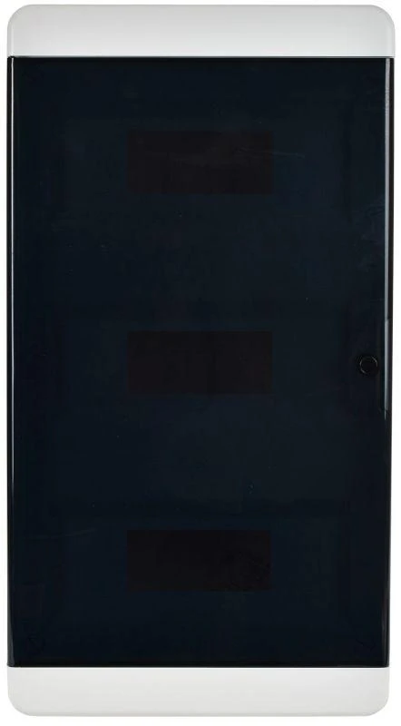 IEK  | Корпус ЩРВ-П-36 TEKFOR IP41 черн. прозр. дверь пластик.  TF5-KP12-V-36-41-K01-K03  изображение