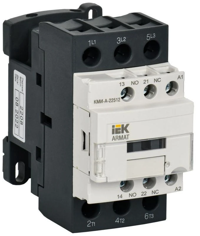 Контактор КМИ-А-22512 LC1D 25А кат. 48В AC 1НО+1НЗ AC-3 IEK AR-ACC-21-025-048-11