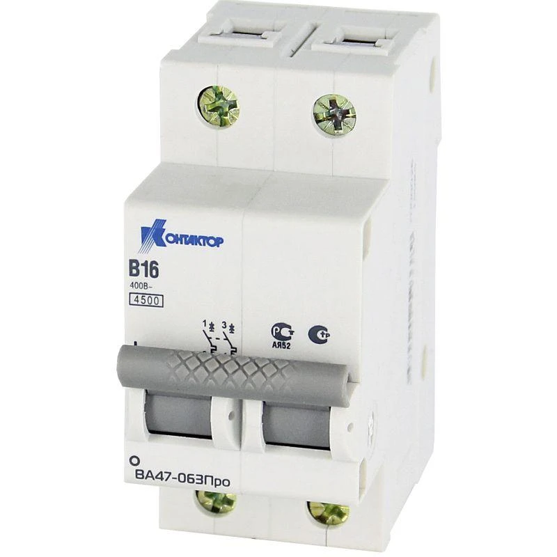 7000025 КОНТАКТОР(группа Legrand) | Выключатель автоматический модульный 2п B 10А 4.5кА ВА47-063Про Контактор 