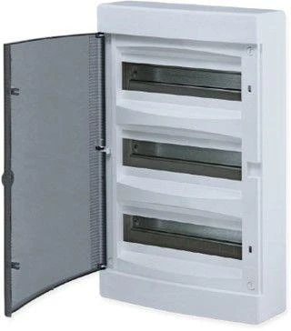 Щит распределительный навесной Unix 3х12мод. IP41 прозр. дверь PROxima EKF ux-3x12-n