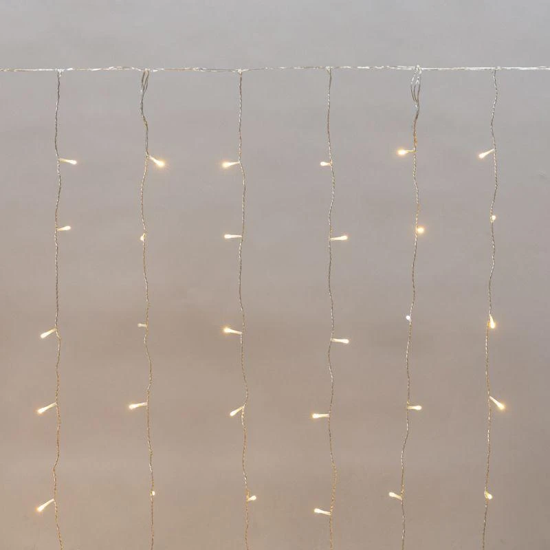 235-556 Neon-Night | Гирлянда светодиодная "Светодиодный Дождь" 2х3м 300LED тепл. бел. 8.5Вт 230В IP44 эффект мерцания прозр. провод  