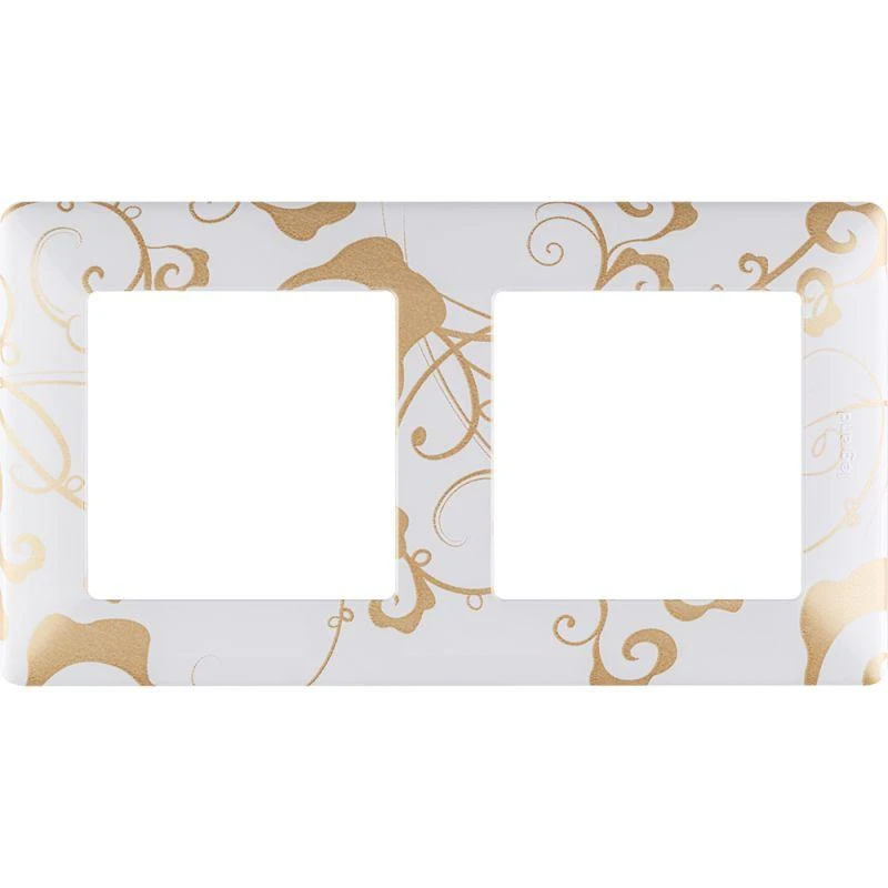 754102 Legrand | Рамка 2-м Valena Life универсальная ампир бел. Leg 