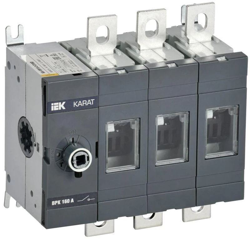 KA-VR10-3-0160 IEK | Выключатель-разъединитель ВРК 3п 160А без рукоятки KARAT  