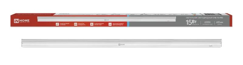 Светильник светодиодный СПБ-Т5-PRO 15Вт 6500К 1500лм 230В 600мм IN HOME 4690612051338