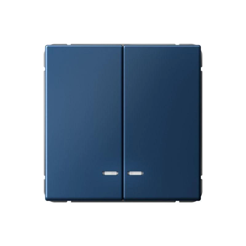 GAL001153 Systeme Electric | Выключатель 2-кл. ArtGallery (сх. 5а) 10AX с подсветкой механизм аквамарин SE 