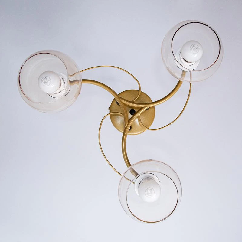 1005404364 Элетех | Светильник "Лия/3" НПБ 01-3х60-187 Е27 ИУ зол.  