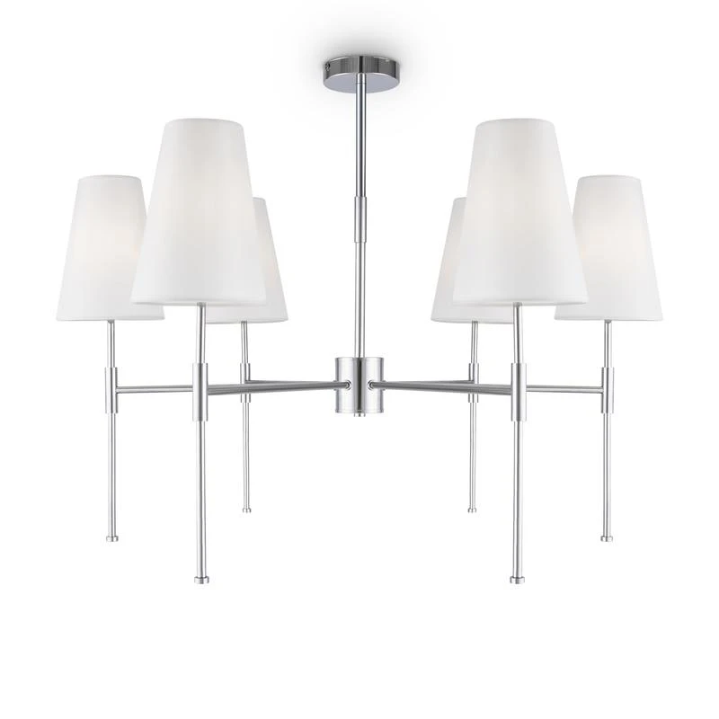 FR5196PL-06CH Freya | Люстра Tida 40Вт E14х6 IP20  