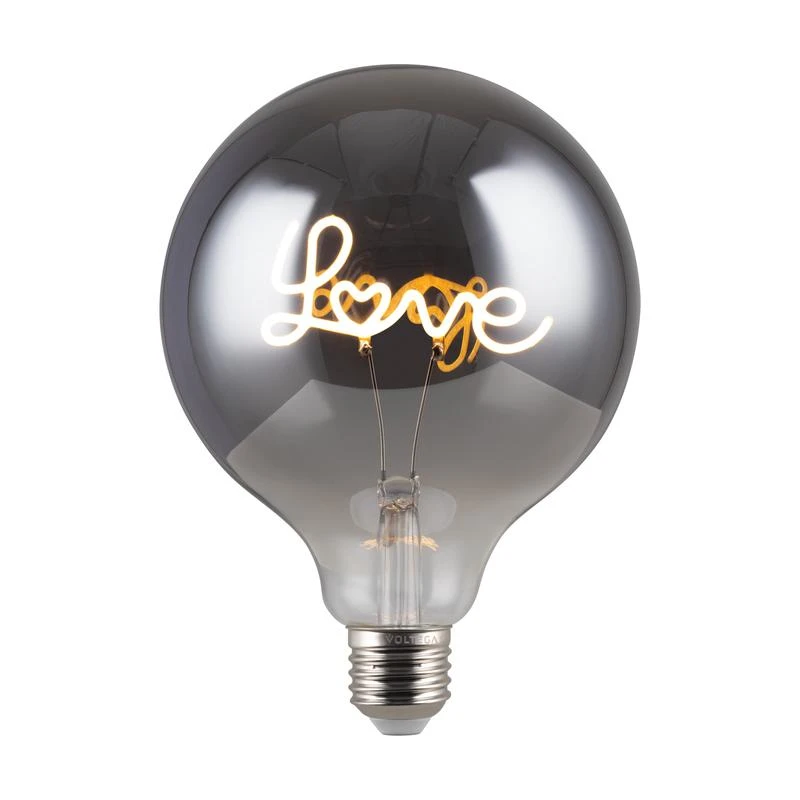 8523 Voltega | Лампа светодиодная филаментная Loft 271 G125 4Вт 3000К E27  