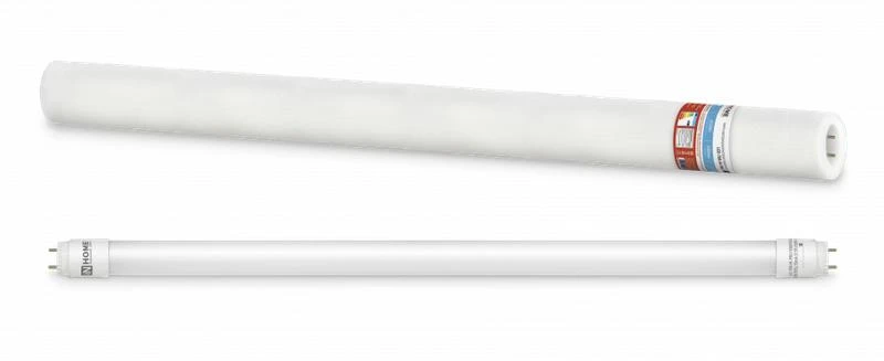 4690612030920 IN HOME | Лампа светодиодная LED-T8R-M-PRO 10Вт линейная матовая 6500К холод. бел. G13R 1000лм 230В 600мм поворотн.  