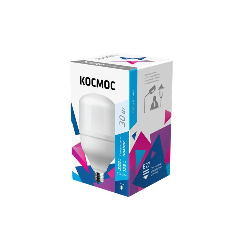 LksmHWLED30WE2745 КОСМОС | Лампа светодиодная HВтLED 30Вт 220В E27 4500К Космос 