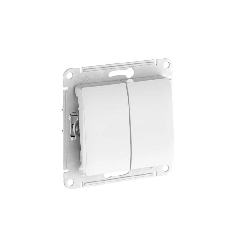 GSL000151S Systeme Electric | Выключатель 2-кл. Glossa (сх. 5) 10AX быстрозажим. клем. механизм бел. SE 