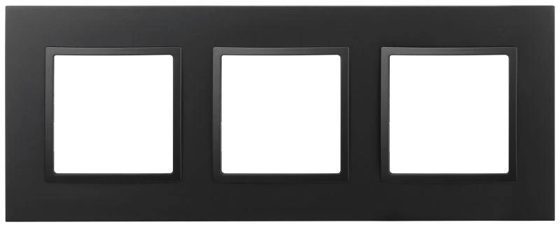 Б0060585 Эра | Рамка 3-м Elegance 14-5013-05 Classic антрацит  