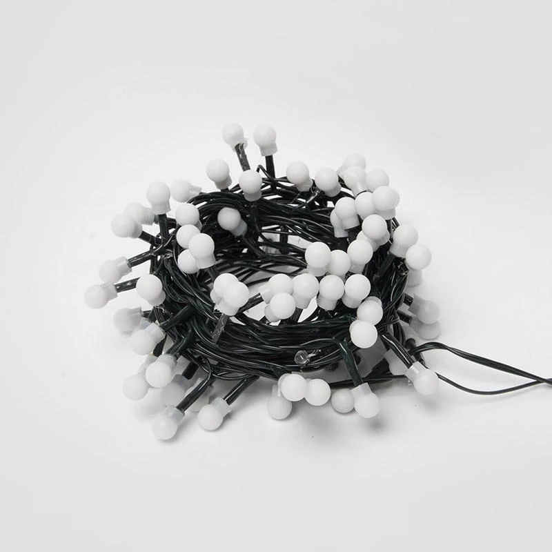 UL-00005471 Uniel | Гирлянда светодиодная ULD-S0500-100/DGA MULTI IP20 COLORBALLS-1 с контроллером «Разноцветные шарики-1» 5м разноцвет. свет провод зел.  