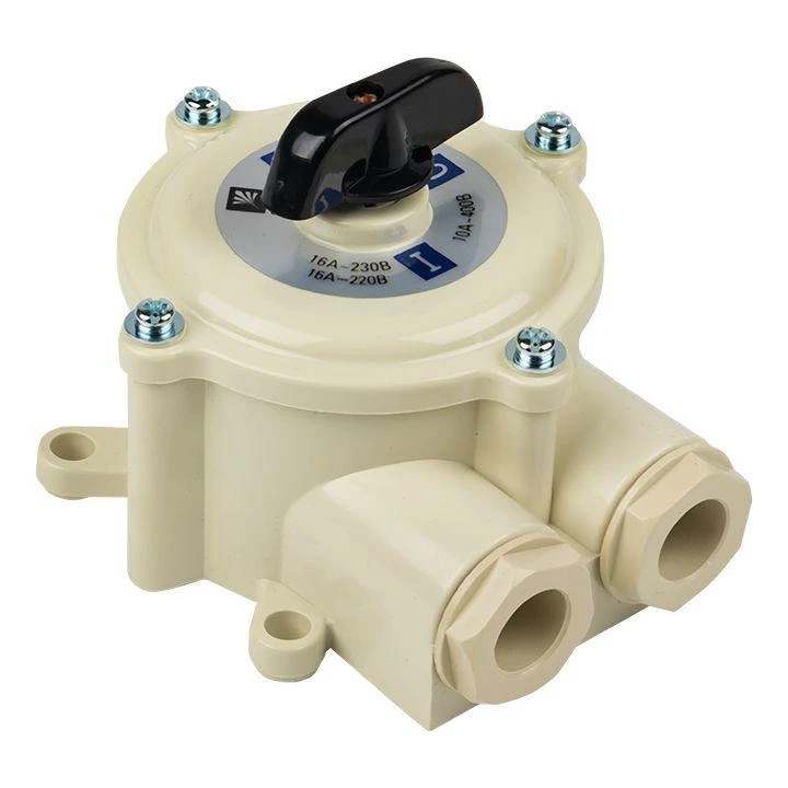 pp-3-16-4 EKF | Переключатель пакетный 1-кл. 16А IP56 ПП 3-16/Н2 М2 пл. беж.   pp-3-16-4 изображение