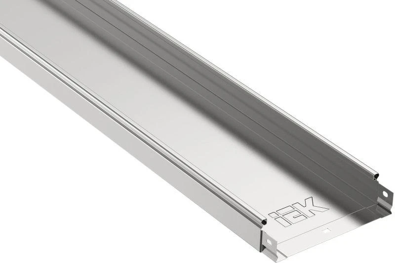 Лоток листовой неперфорированный 150х50 L3000 сталь 1мм IEK CLN10-050-150-100-3