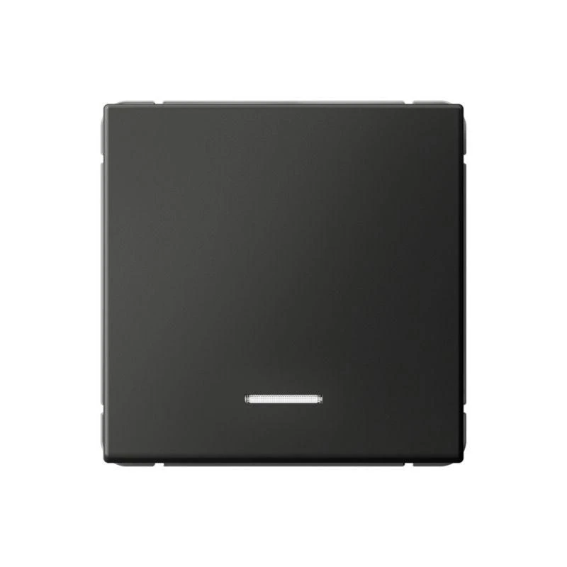 GAL001413S Systeme Electric | Выключатель 1-кл. ArtGallery 10AX с подсветкой быстрозажим. клем. механизм базальт SE 