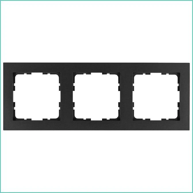 G1003B Jasmart | Рамка 3-м G-Classic антрацит  