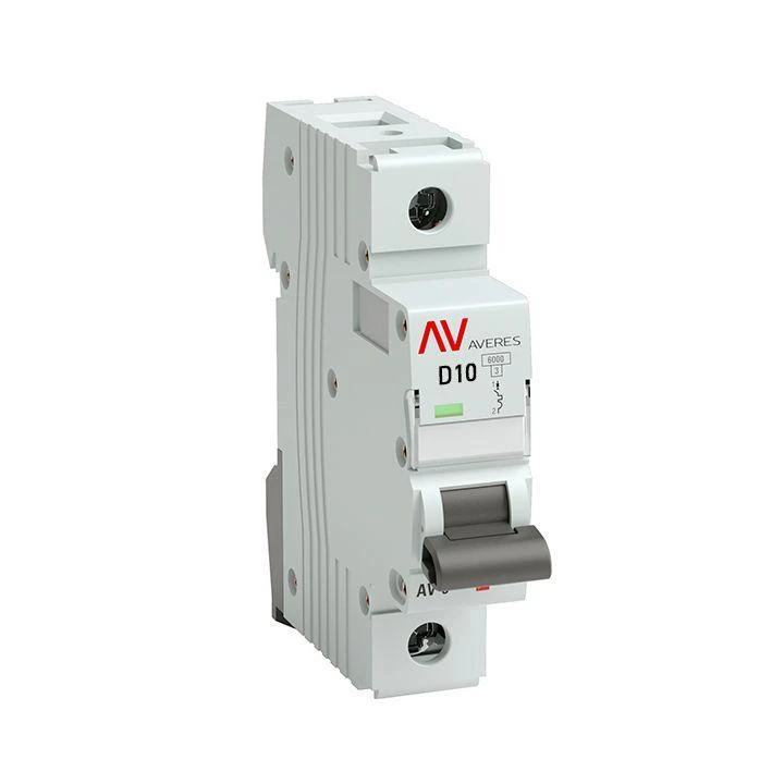 mcb6-1-10D-av EKF | Выключатель автоматический модульный 1п D 10А 6кА AV-6 AVERES  