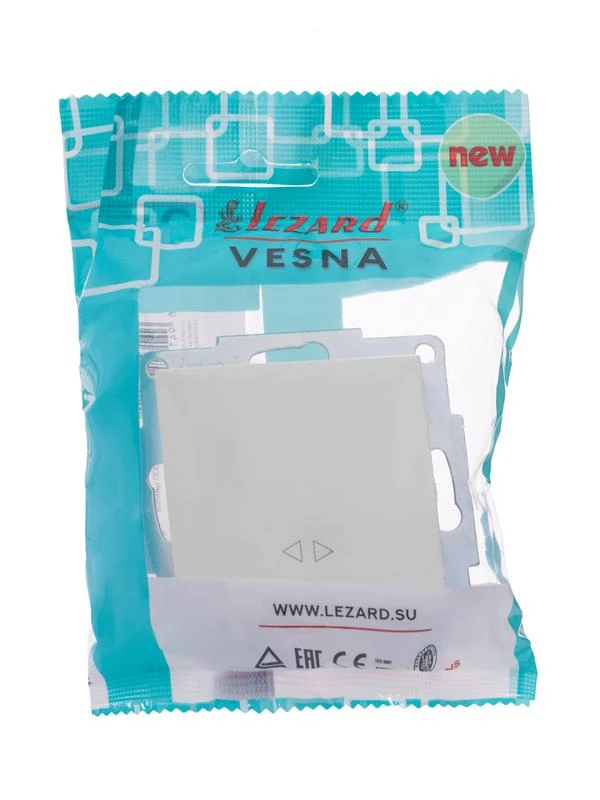 742-0288-107 LEZARD | Выключатель промежуточный 1-кл. СП Vesna механизм бел.  