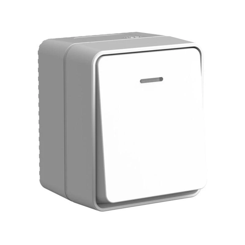 ATN543013 Systeme Electric | Выключатель 1-кл. ОП AtlasDesign PROFI IP54 с подсветкой 10 АХ сер. SE 