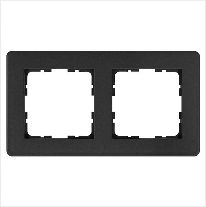 G1102B Jasmart | Рамка 2-м G-Flex антрацит  