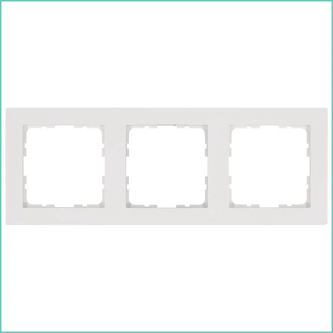 G1003W Jasmart | Рамка 3-м G-Classic бел. глянцевый  