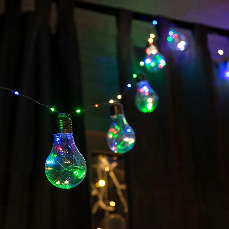 303-079 Neon-Night | Гирлянда светодиодная "Ретро-лампы" 3м 100LED мультиколор 4Вт IP20  