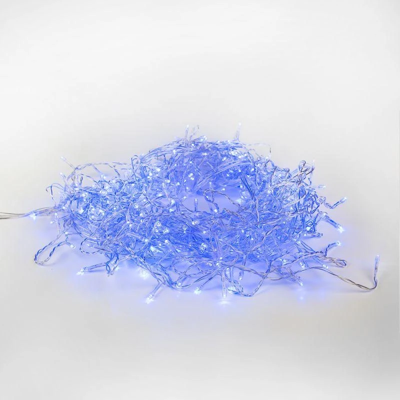 235-053 Neon-Night | Гирлянда светодиодная "Светодиодный Дождь" 2.5х2м 300LED син. 16Вт 230В IP20 свечение с динамикой провод прозр.  