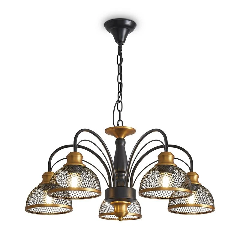 FR5527PL-05BBZ Freya | Светильник Caz 5х60Вт E27 IP20 подвесной  