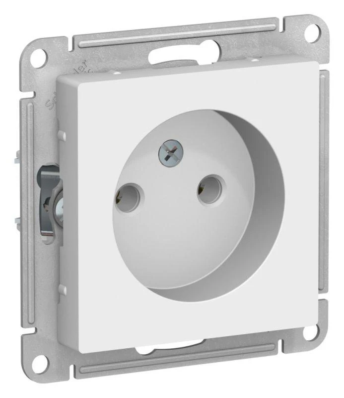 ATN001341 Systeme Electric | Розетка AtlasDesign 16А без заземл. без шторок механизм лотос SE 