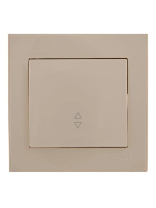 Переключатель проходной 1-кл. СП Rain IP20 крем. LEZARD 703-0303-105
