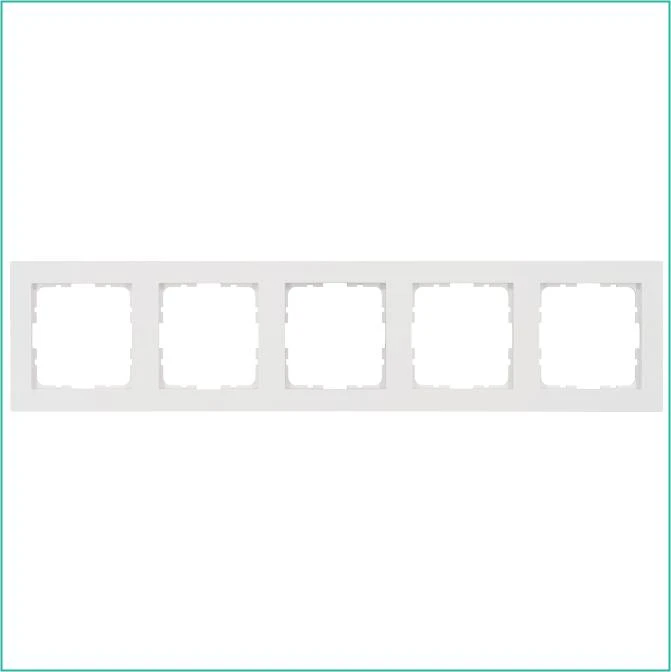 G1005W Jasmart | Рамка 5-м G-Classic бел. глянцевый  