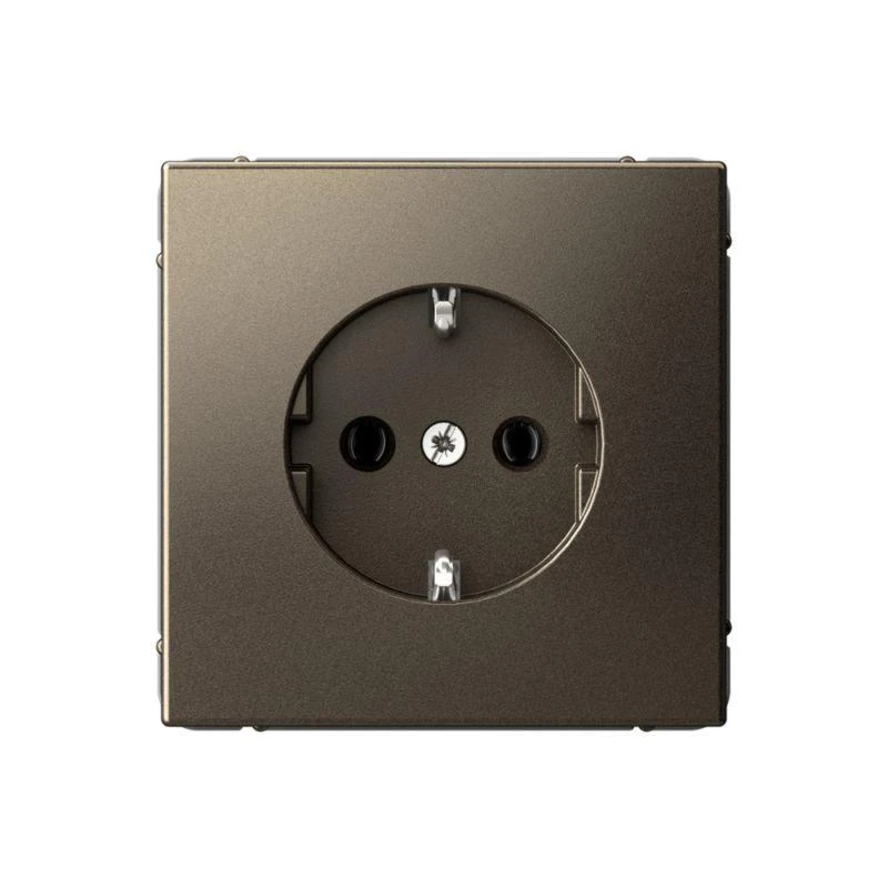 GAL000643 Systeme Electric | Розетка ArtGallery 16А с заземл. механизм мокко SE 