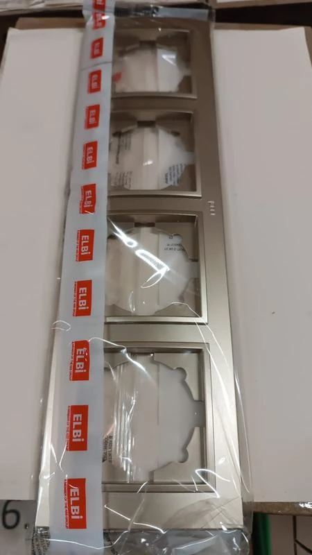 500-011400-228 ABB | Рамка 4-м Zena титаниум  