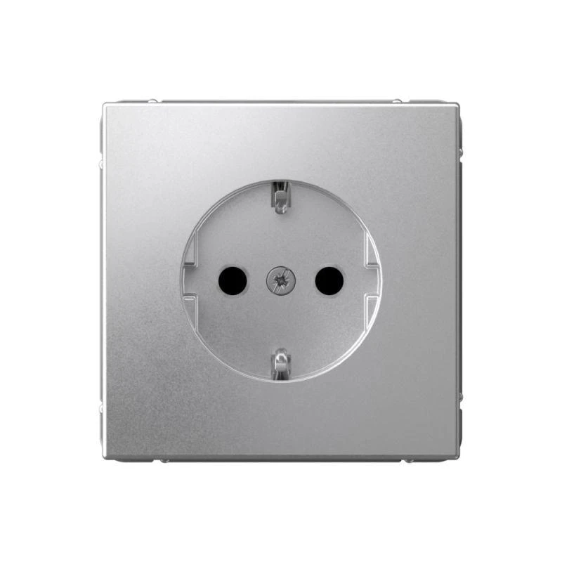 GAL000345 Systeme Electric | Розетка ArtGallery 16А с заземл. защ. шторки механизм алюм. SE 