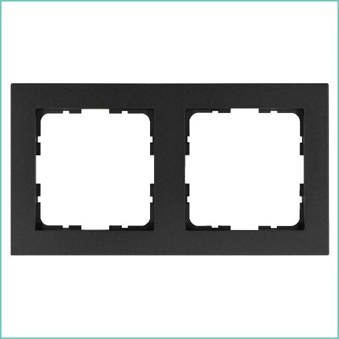 G1002B Jasmart | Рамка 2-м G-Classic антрацит  