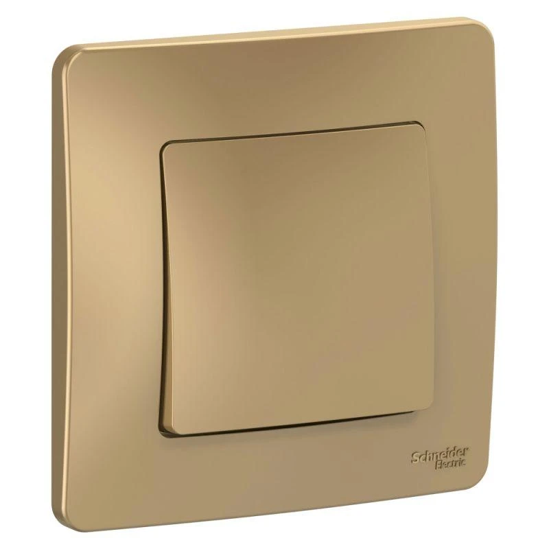 BLNVS010104 Systeme Electric | Выключатель 1-кл. СП Blanca 10А IP20 (сх. 1) 250В титан SE 