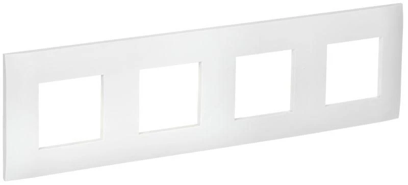 IEK  | Рамка 4-м SKANDY SK-F04W арктич. бел.  SK-M42-K01