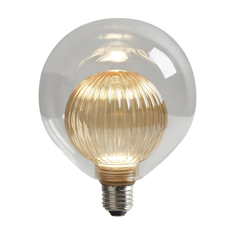 8572 Voltega | Лампа светодиодная филаментная Loft 271 G125G8027 4Вт 3000К E27  