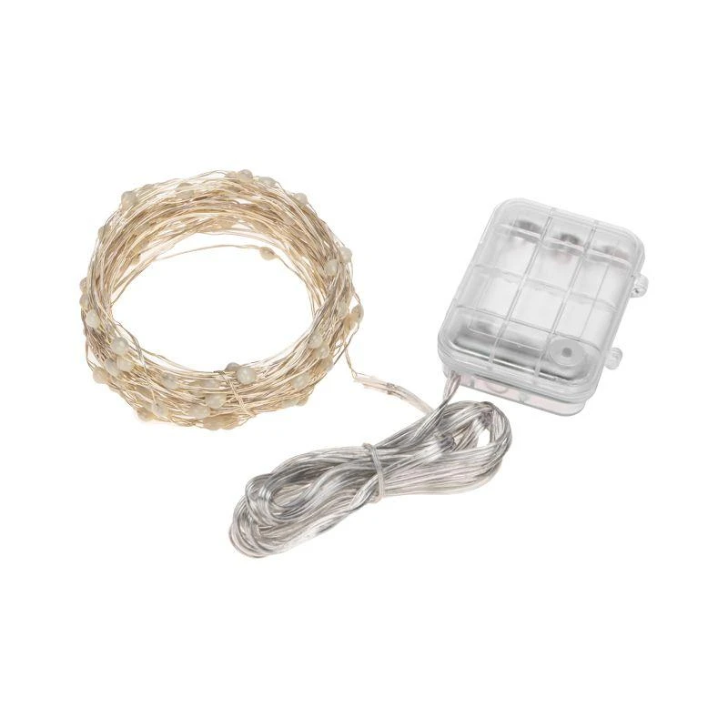 303-259 Neon-Night | Гирлянда "Роса" 10м 100LED RGB IP44 с пультом 8 режимов элементы питания 3хAA  