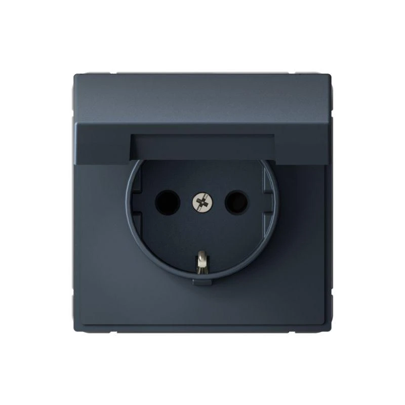 GAL000746 Systeme Electric | Розетка ArtGallery 16А IP20 с заземл. защ. шторки с крышкой механизм грифель SE 