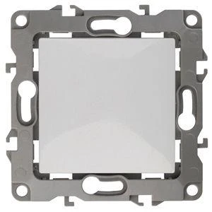 Выключатель 1-кл. СП Эра12 12-1001-01 10А IP20 250В 10AX без монтаж. лапок механизм бел. Эра Б0014627