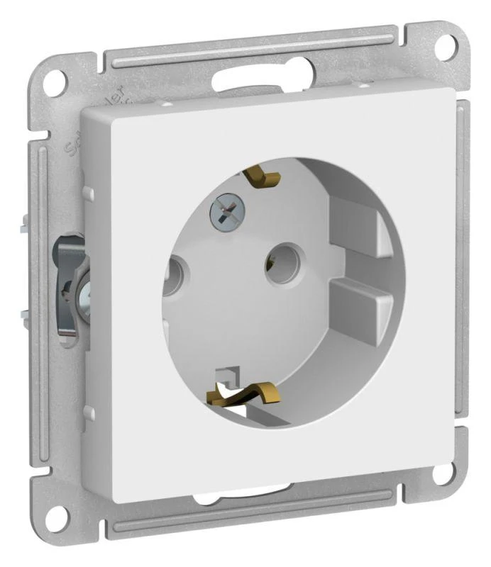 ATN001343 Systeme Electric | Розетка AtlasDesign 16А с заземл. механизм лотос SE 