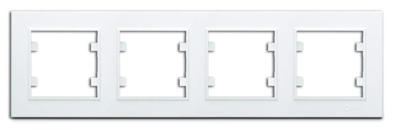 56001704 Makel | Рамка 4-м Karea горизонт. бел.  