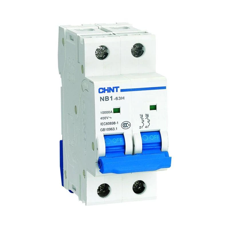 179826 CHINT | Выключатель автоматический модульный 2п C 16А 10кА NB1-63H (R)  